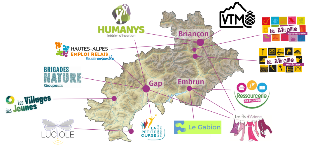 carte SIAE hautes-alpes
